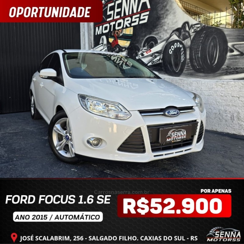 focus 1.6 se hatch 16v flex 4p automatico 2015 caxias do sul
