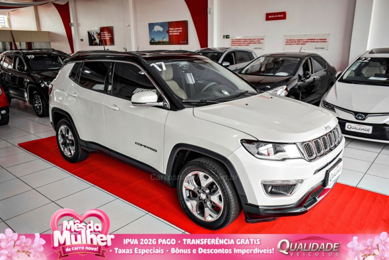 compass 2.0 16v flex limited automatico 2017 santa cruz do sul