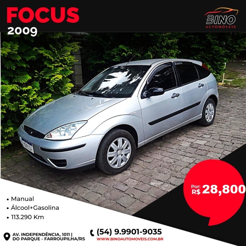 focus 1.6 gl 8v flex 4p manual 2009 farroupilha