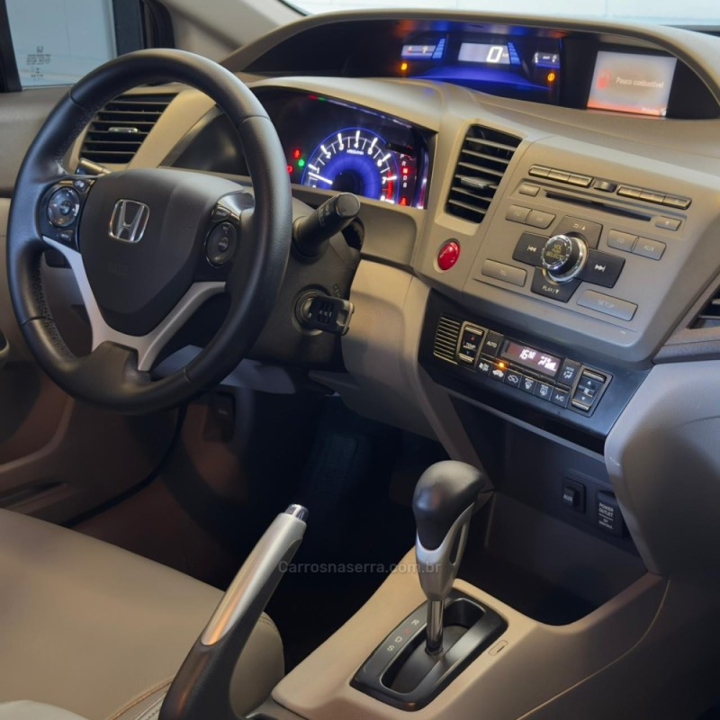 CIVIC 1.8 LXS 16V GASOLINA 4P AUTOMÁTICO - 2014 - NOVO HAMBURGO
