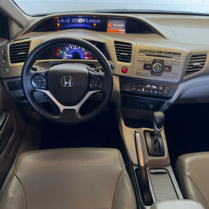 CIVIC 1.8 LXS 16V GASOLINA 4P AUTOMÁTICO - 2014 - NOVO HAMBURGO