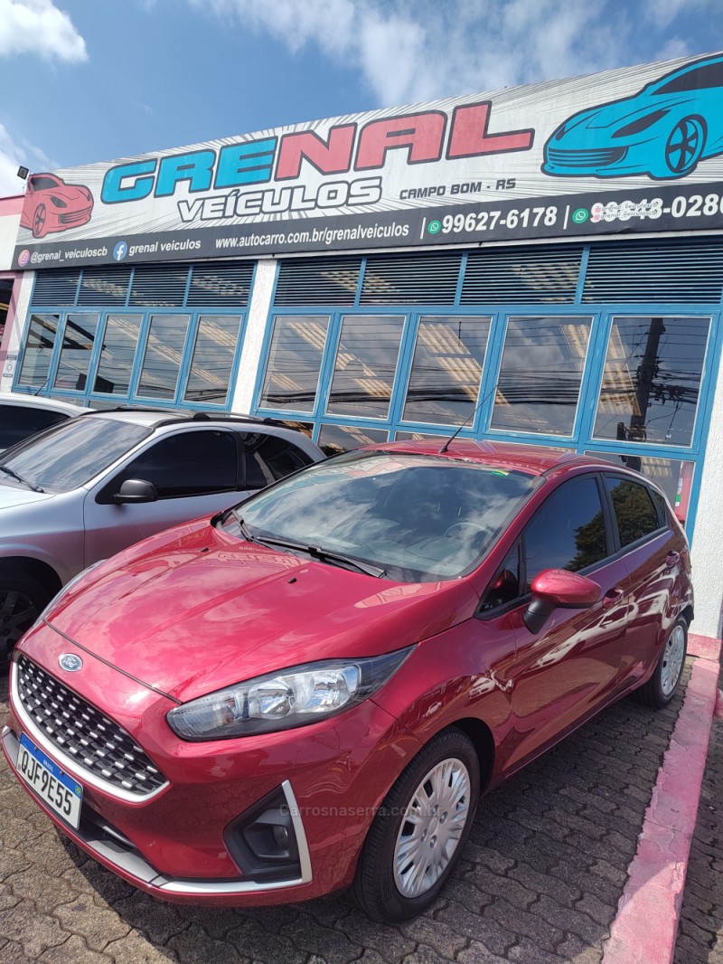 fiesta 1.6 sel hatch 16v flex 4p automatico 2018 campo bom