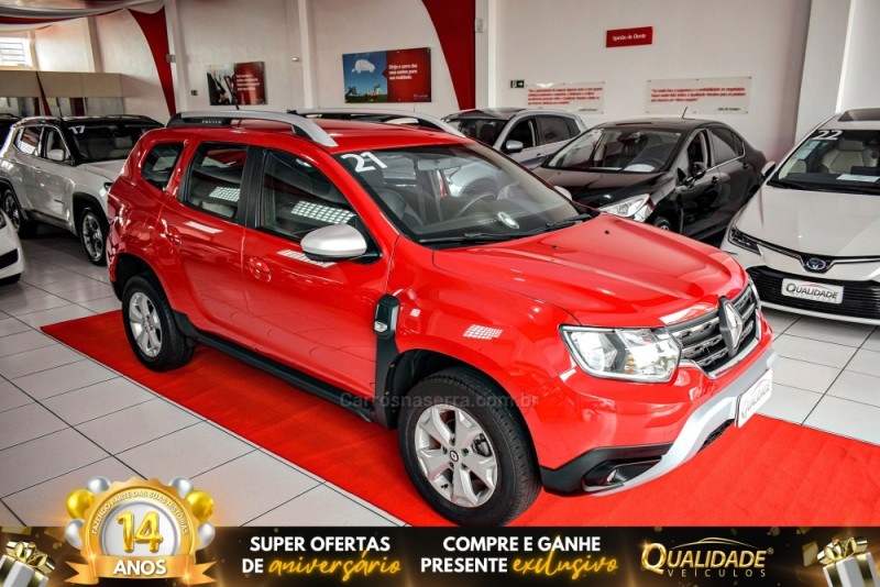 duster 1.6 intense 16v flex 4p automatico 2021 santa cruz do sul