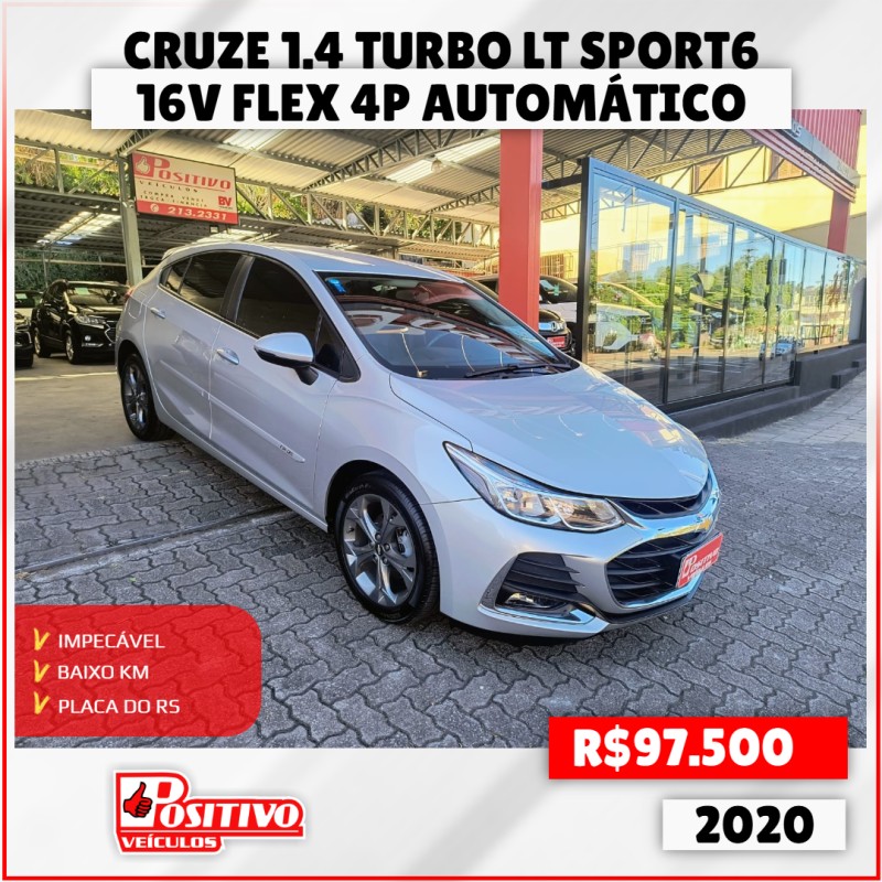 cruze 1.4 turbo lt sport6 16v flex 4p automatico 2020 caxias do sul