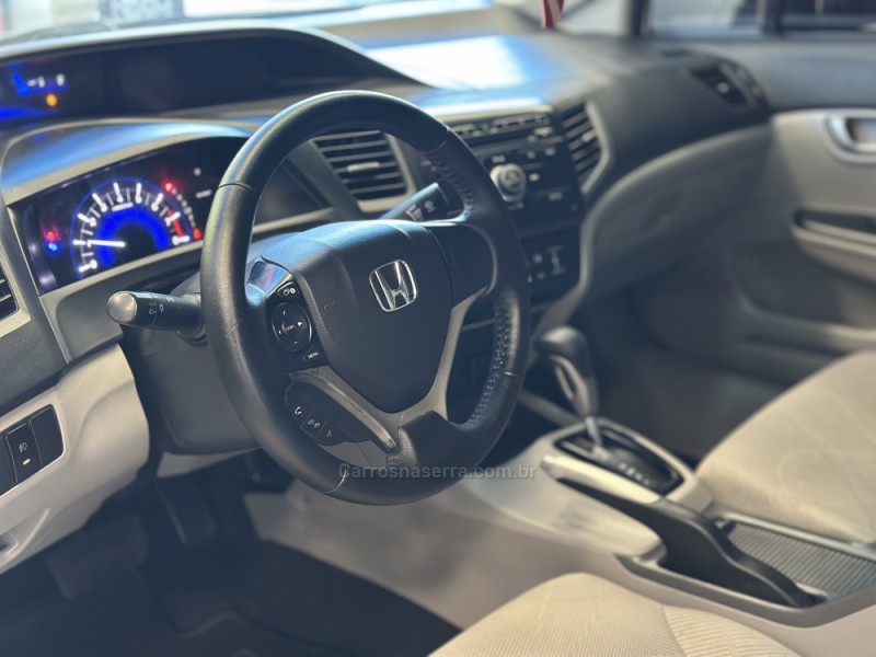 CIVIC 1.8 LXS 16V GASOLINA 4P AUTOMÁTICO - 2015 - ESTâNCIA VELHA