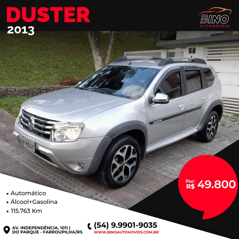 duster 2.0 dynamique 4x2 16v flex 4p automatico 2013 farroupilha