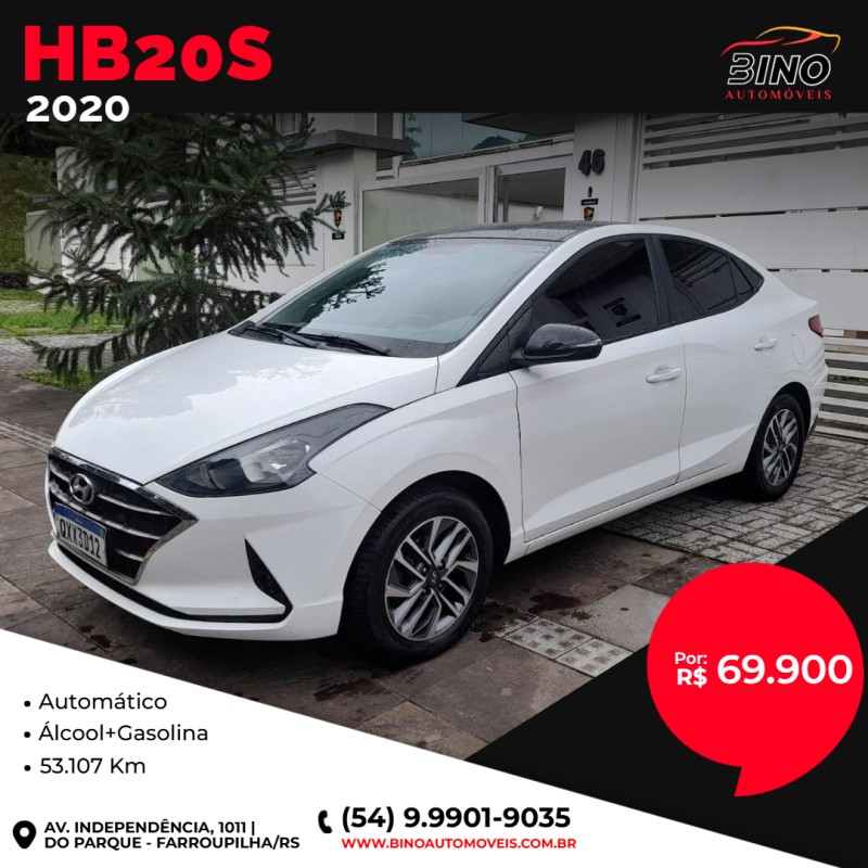 HB20S 1.0 EVOLUTION 12V TURBO FLEX 4P AUTOMÁTICO