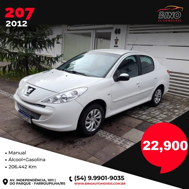 207 1.4 sedan xr passion 8v flex 4p manual 2012 farroupilha