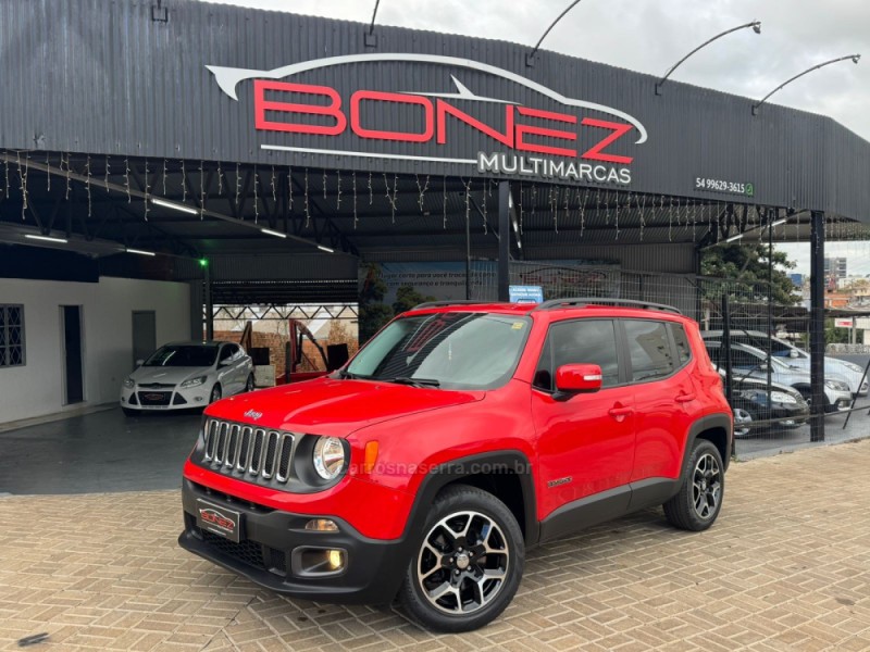 renegade 1.8 16v flex longitude 4p automatico 2016 tapejara
