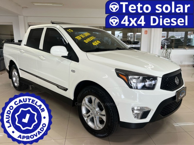 actyon sports 2.0 gls 4x4 cd 16v turbo intercooler diesel 4p automatico 2013 taquara