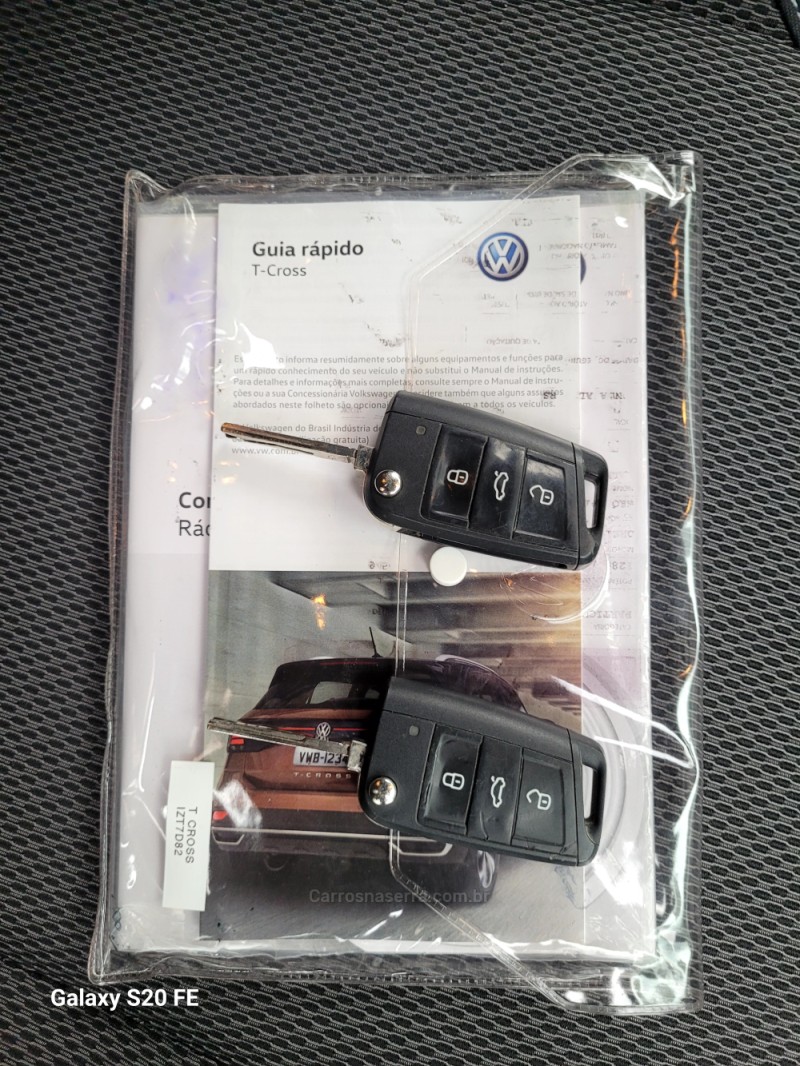 T-CROSS 1.0 TSI 12V FLEX 4P AUTOMÁTICO - 2020 - NOVA PRATA