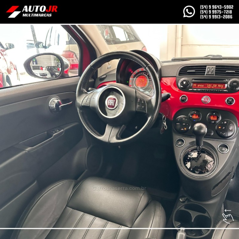 500 1.4 LOUNGE AIR 16V GASOLINA 2P AUTOMÁTICO - 2012 - VACARIA
