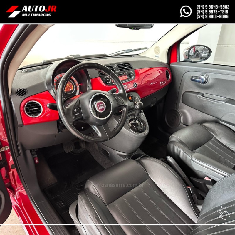 500 1.4 LOUNGE AIR 16V GASOLINA 2P AUTOMÁTICO - 2012 - VACARIA