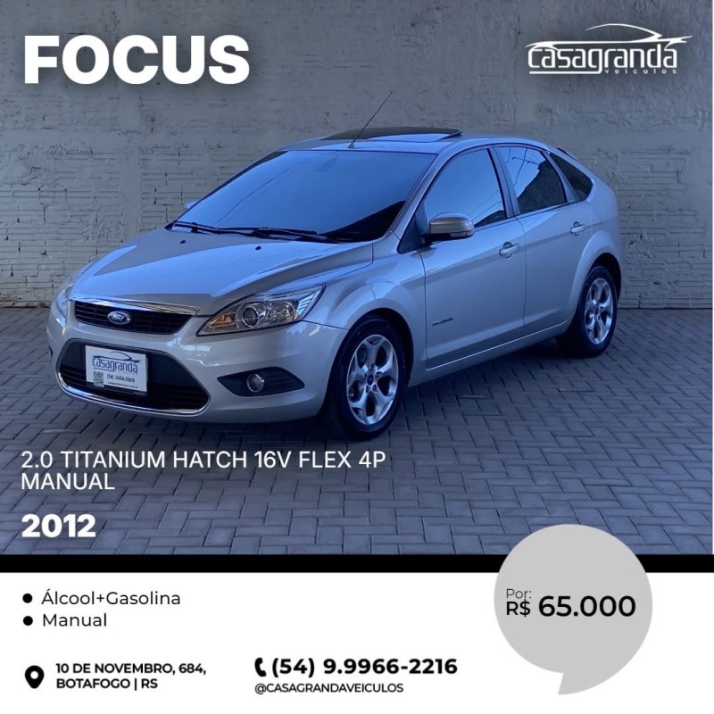 FOCUS 2.0 TITANIUM HATCH 16V FLEX 4P MANUAL