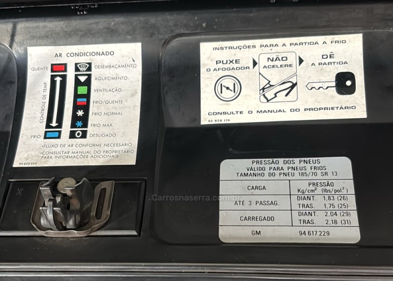 MONZA 2.0 CLASSIC 8V ÁLCOOL 2P MANUAL - 1988 - BENTO GONçALVES