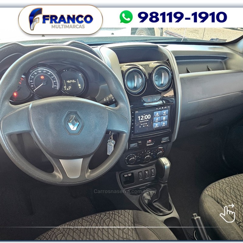 DUSTER 1.6 EXPRESSION 4X2 16V FLEX 4P AUTOMÁTICO - 2020 - VACARIA