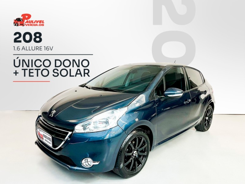 208 1.6 allure 16v flex 4p automatico 2016 caxias do sul