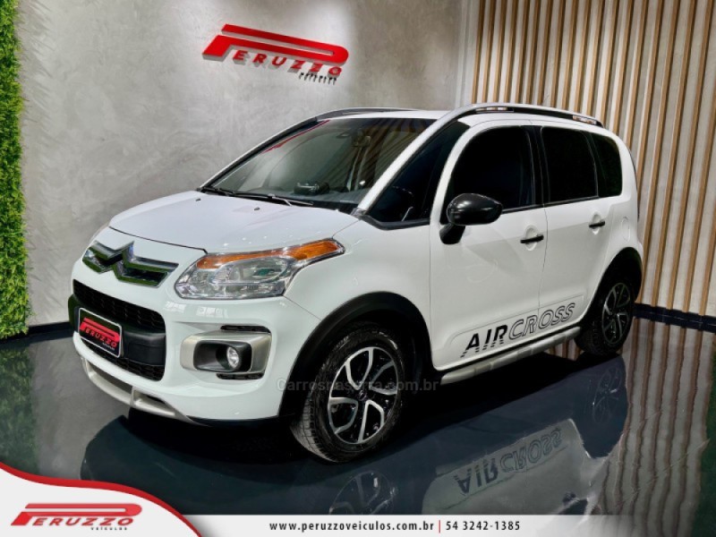 c3 aircross 1.6 exclusive 16v flex 4p automatico 2012 nova prata