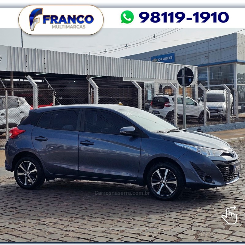 YARIS 1.5 XS 16V FLEX 4P AUTOMÁTICO - 2019 - VACARIA