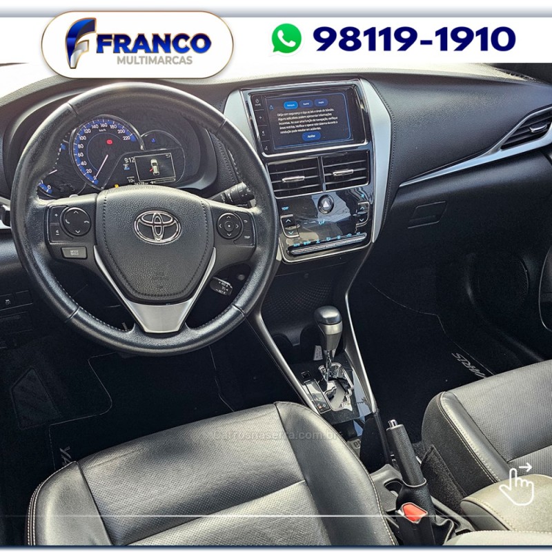 YARIS 1.5 XS 16V FLEX 4P AUTOMÁTICO - 2019 - VACARIA
