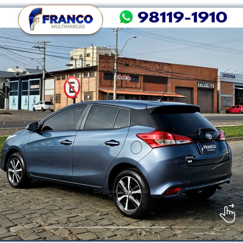 YARIS 1.5 XS 16V FLEX 4P AUTOMÁTICO - 2019 - VACARIA