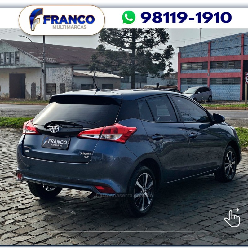 YARIS 1.5 XS 16V FLEX 4P AUTOMÁTICO - 2019 - VACARIA