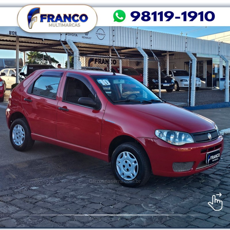 PALIO 1.0 MPI FIRE ECONOMY 8V FLEX 4P MANUAL - 2010 - VACARIA