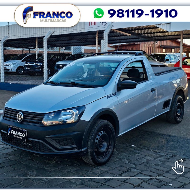 SAVEIRO 1.6 MSI ROBUST CS 8V FLEX 2P MANUAL - 2019 - VACARIA