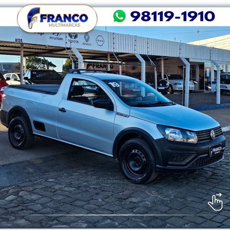 SAVEIRO 1.6 MSI ROBUST CS 8V FLEX 2P MANUAL - 2019 - VACARIA