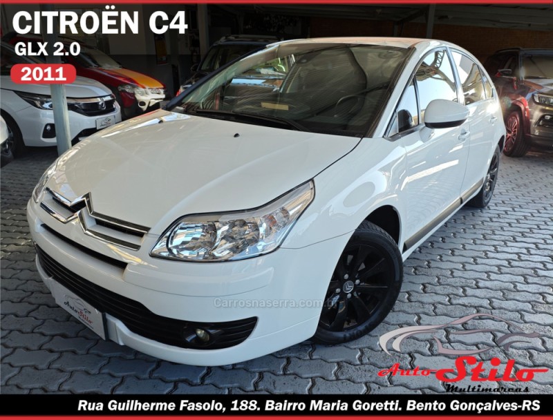 c4 2.0 glx 16v flex 4p automatico 2011 bento goncalves