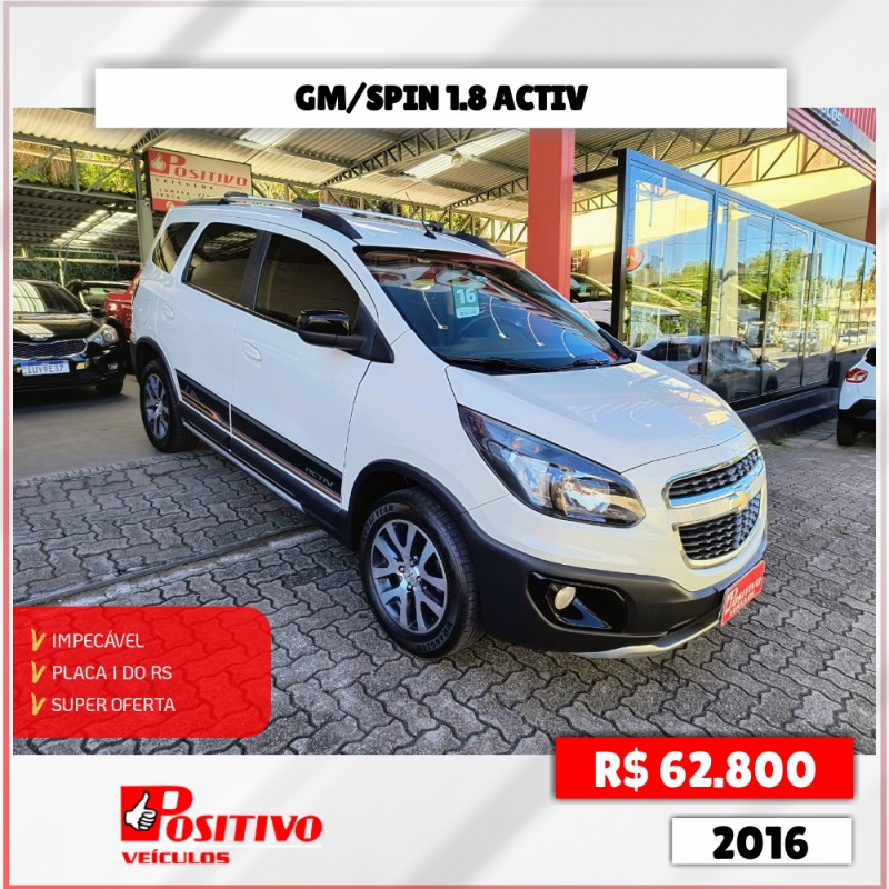 spin 1.8 activ 8v flex 4p automatico 2016 caxias do sul