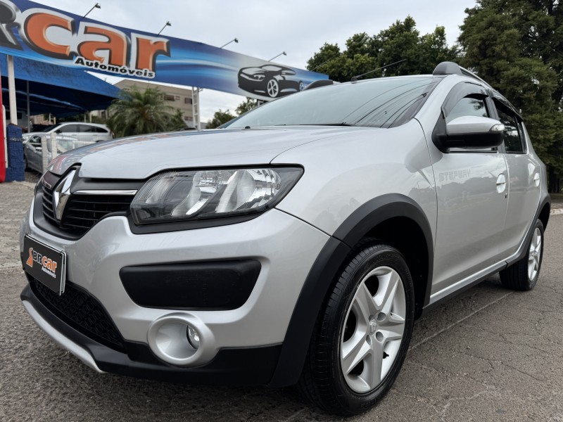 sandero 1.6 stepway 8v flex 4p manual 2017 dois irmaos