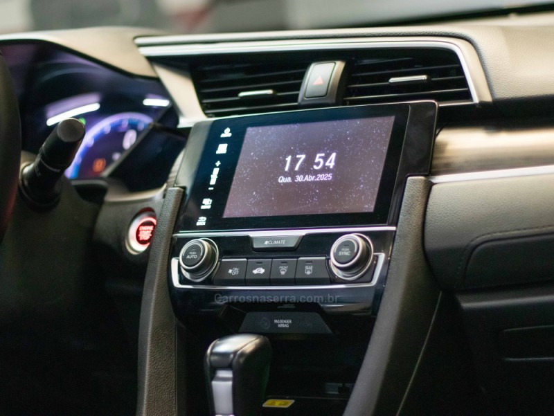 CIVIC 1.5 16V TOURING TURBO GASOLINA 4P AUTOMÁTICO - 2020 - CAXIAS DO SUL