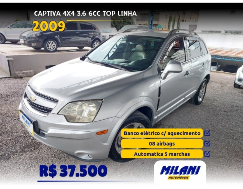 captiva 3.6 sfi awd v6 24v gasolina 4p automatico 2009 bento goncalves