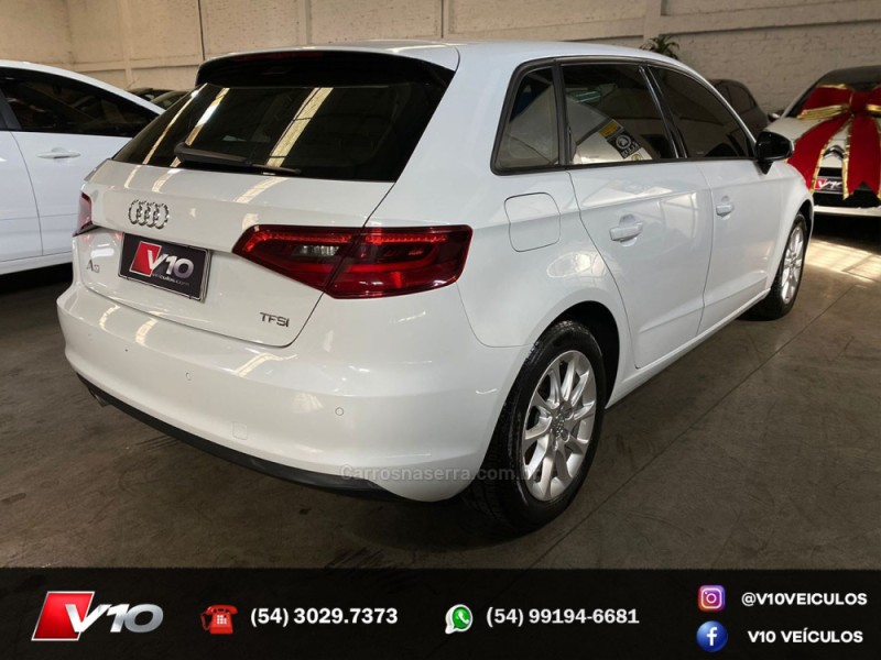 A3 1.4 TFSI SPORTBACK 16V GASOLINA 4P S-TRONIC - 2016 - CAXIAS DO SUL