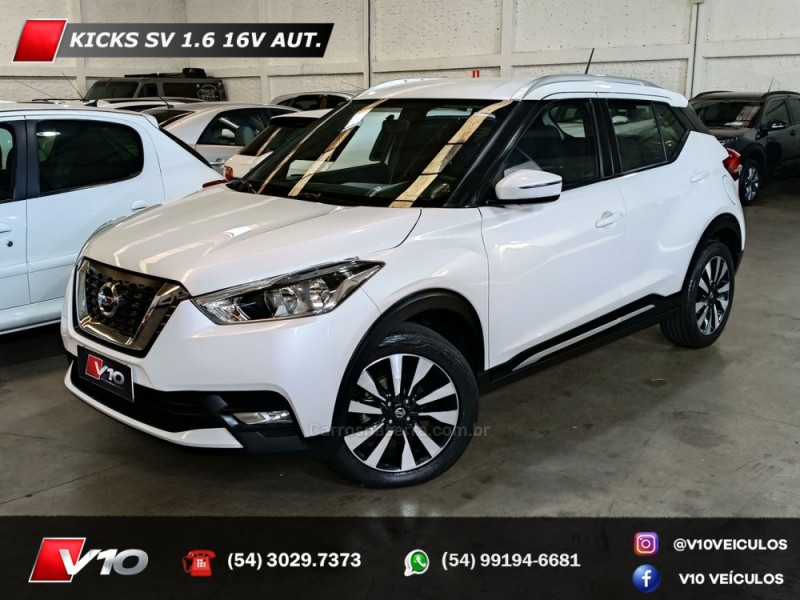 kicks 1.6 16v flex sv 4p xtronic 2019 caxias do sul
