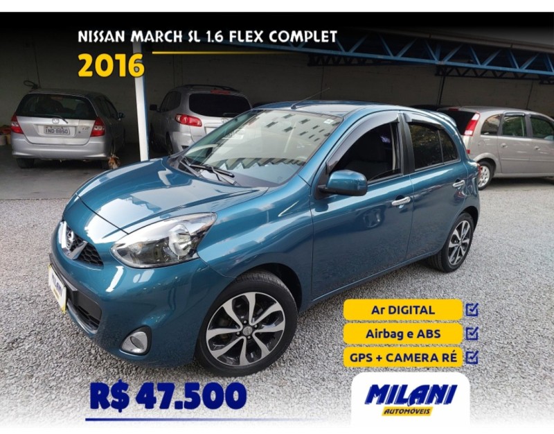 march 1.6 sl 16v flex 4p manual 2016 bento goncalves