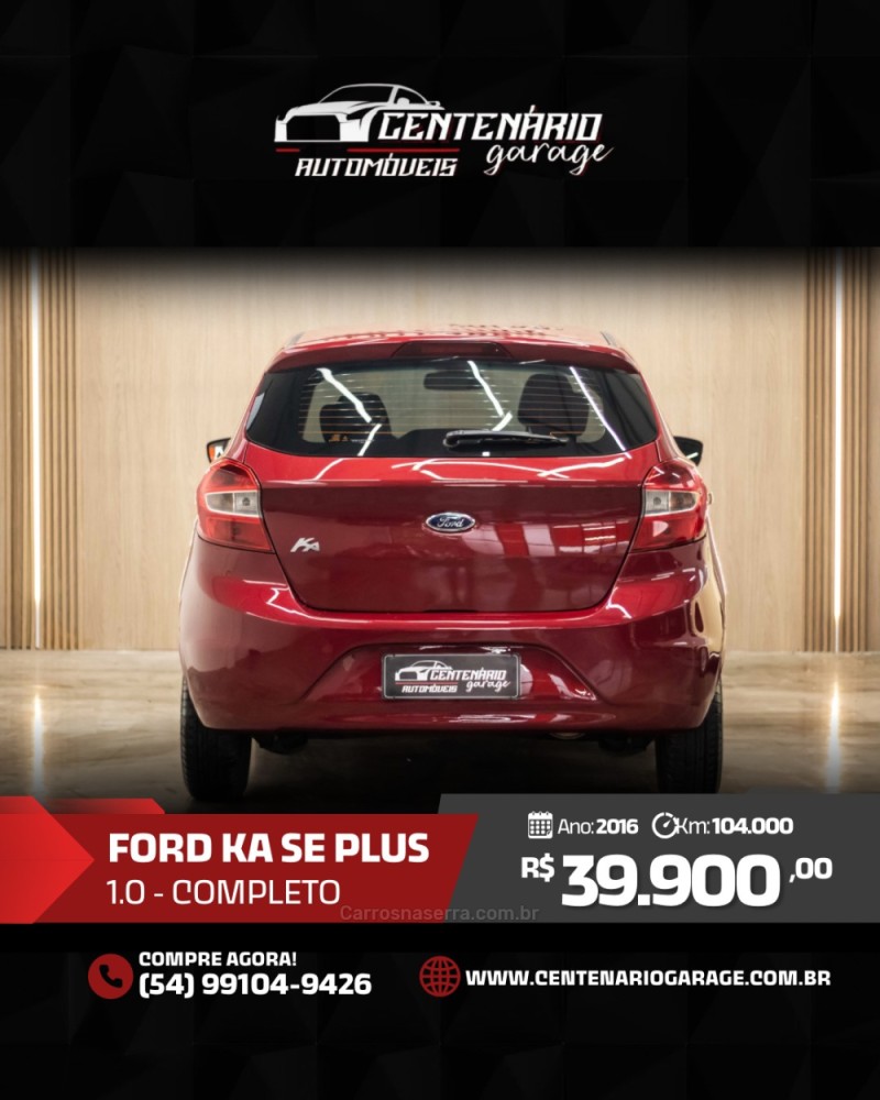 KA 1.0 SE PLUS 12V FLEX 4P MANUAL - 2016 - CAXIAS DO SUL