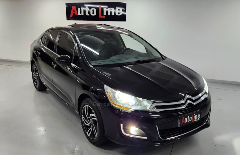 c4 lounge 1.6 exclusive 16v turbo flex 4p automatico 2015 bento goncalves
