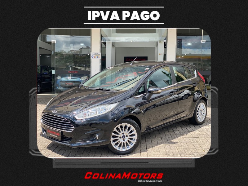 fiesta 1.6 titanium hatch 16v flex 4p automatico 2014 caxias do sul
