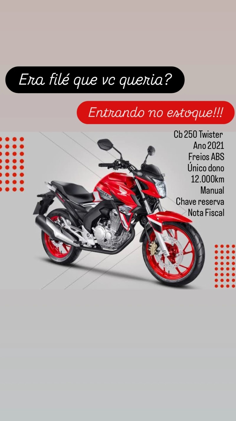 CB 250F TWISTER ABS - 2021 - VERANóPOLIS
