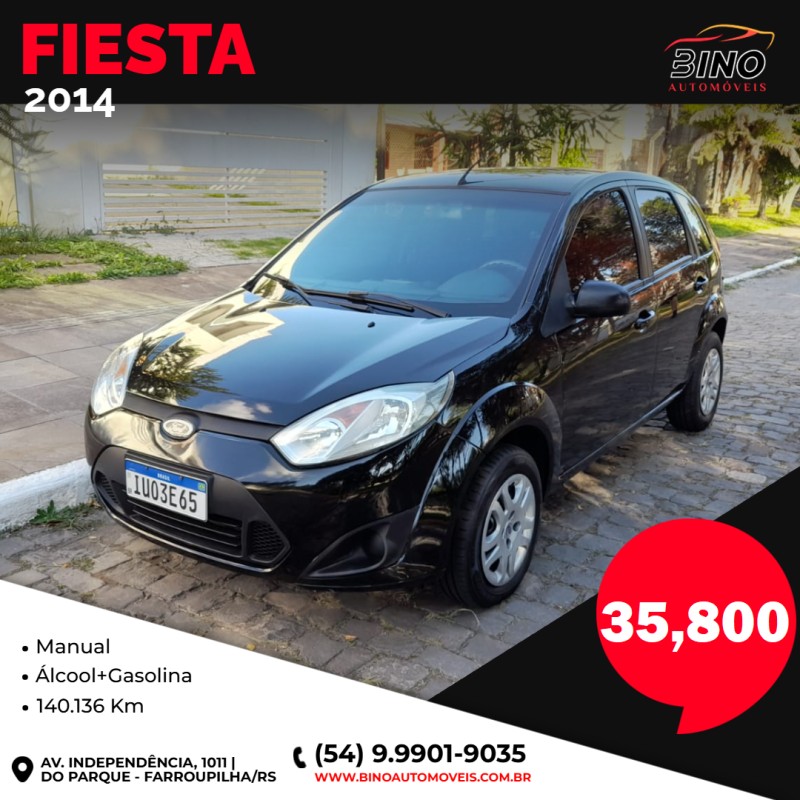 fiesta 1.6 rocam se 8v flex 4p manual 2014 farroupilha