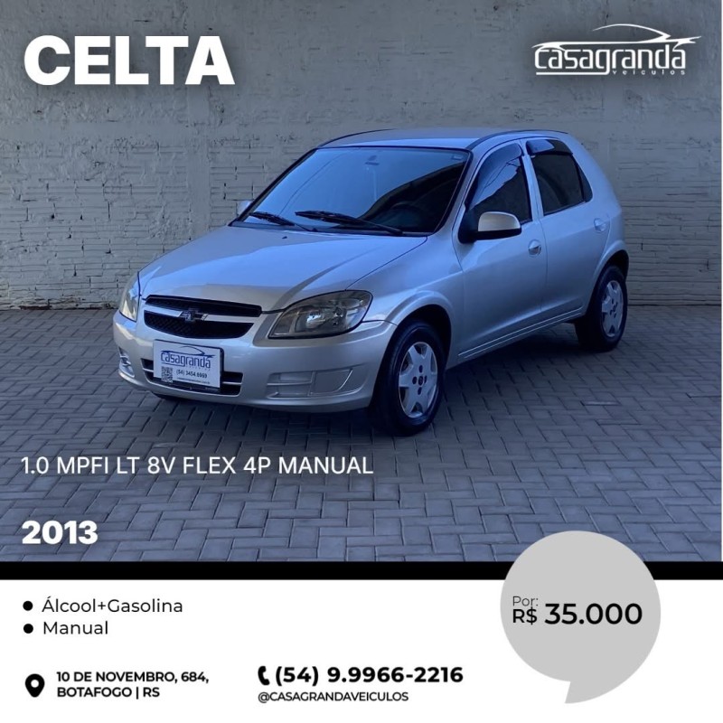 CELTA 1.0 MPFI LT 8V FLEX 4P MANUAL