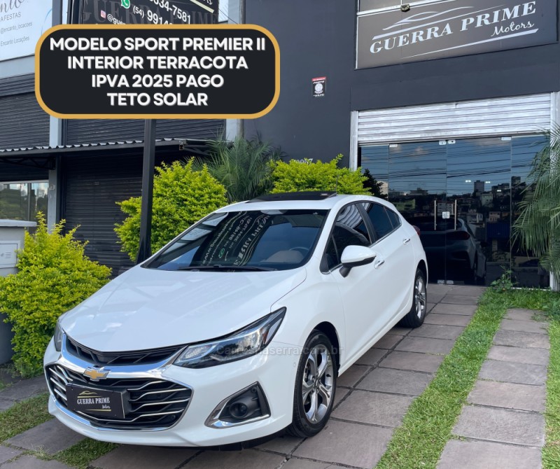 CRUZE 1.4 TURBO PREMIER II SPORT HATCH 16V FLEX 4P AUTOMÁTICO - 2021 - CAXIAS DO SUL
