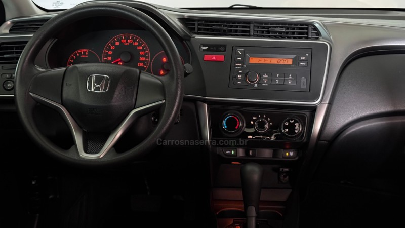 CITY 1.5 LX 16V FLEX 4P AUTOMÁTICO - 2015 - ESTâNCIA VELHA