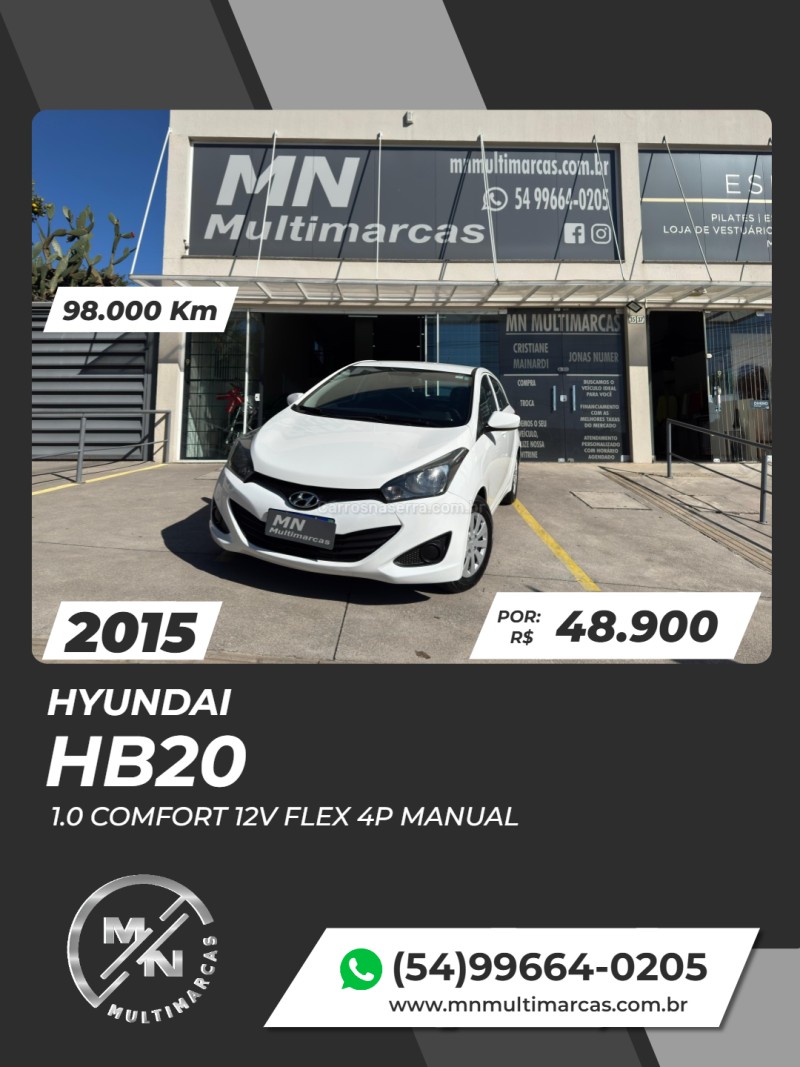 hb20 1.0 comfort 12v flex 4p manual 2015 bento goncalves