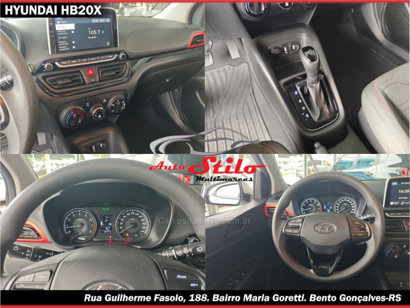 HB20X 1.6 VISION 16V FLEX 4P AUTOMÁTICO - 2022 - BENTO GONçALVES