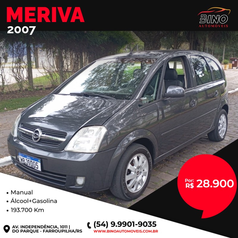meriva 1.8 mpfi 8v flex 4p manual 2007 farroupilha