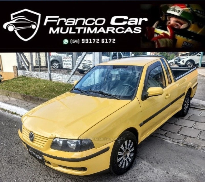 SAVEIRO 1.8 MI CS 8V GASOLINA 2P MANUAL G.III - 2001 - CAXIAS DO SUL