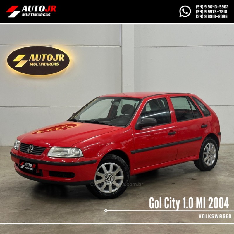 gol 1.0 mi city 8v flex 4p manual 2004 vacaria